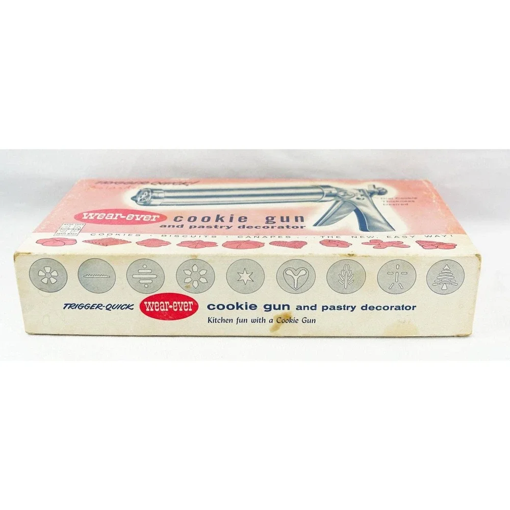 Vintage Wear-Ever Cookie Gun & Pastry Decorator in Box Complete w/ Instructions